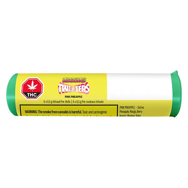 Twisters - Pink Pineapple Infused Pre-Roll (Pre-Rolls) by Rizzlers