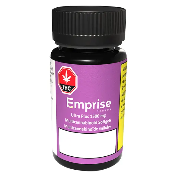 Image for Ultra Plus 1500 mg Multicannabinoid Softgels, cannabis capsules, softgels by Emprise