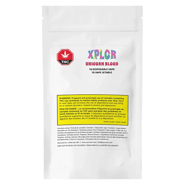 Unicorn Blood Disposable Vape (Disposable Vapes) by XPLOR