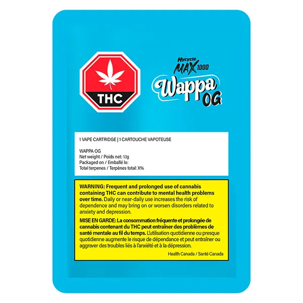 Wappa OG 510 Thread Cartridge (510 Cartridges) by Hycycle