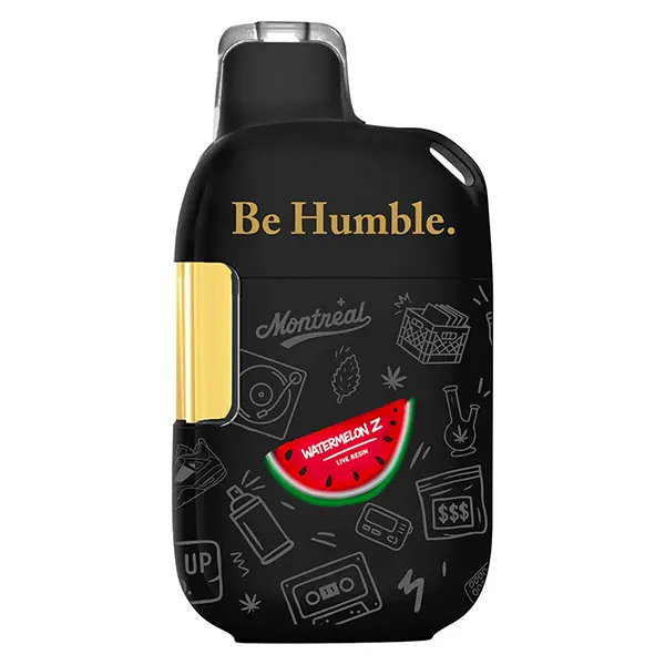 Image for Watermelon Z Live Resin AIO, cannabis disposable vapes by Be Humble.