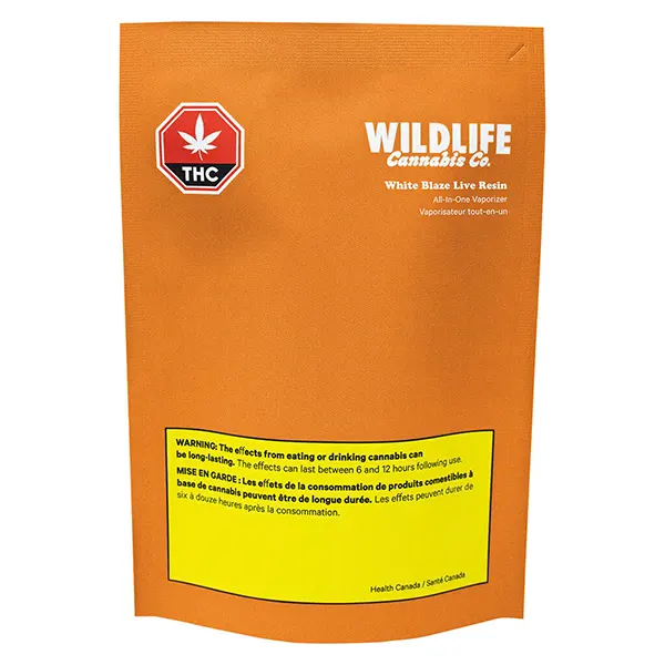 White Blaze Pure Live Resin All-in-One (Disposable Vapes) by Wildlife Cannabis