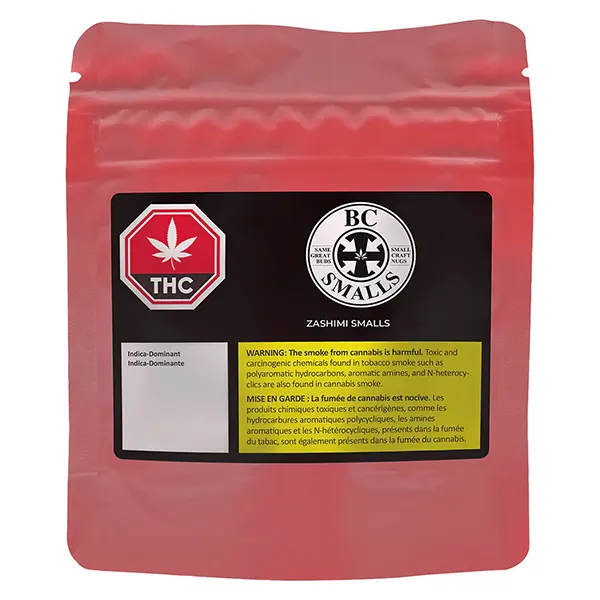 Image for Zashimi Smalls, cannabis all products by BC Smalls