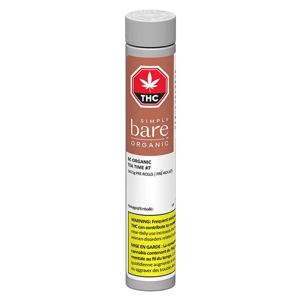 BC Organic Tea Time #7 Pre-Roll (Pre-Rolls) by Simply Bare