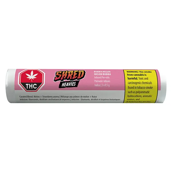 Bubba Melon Heavies Diamond & Disty Infused Pre-Roll (Pre-Rolls) by Shred