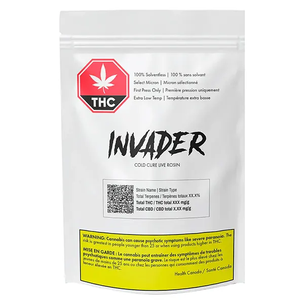 Image for Cold Cure Live Rosin, cannabis all products by Invader