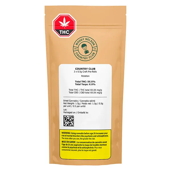 Country Club Craft Pre-Roll (Pre-Rolls) by Woody Nelson