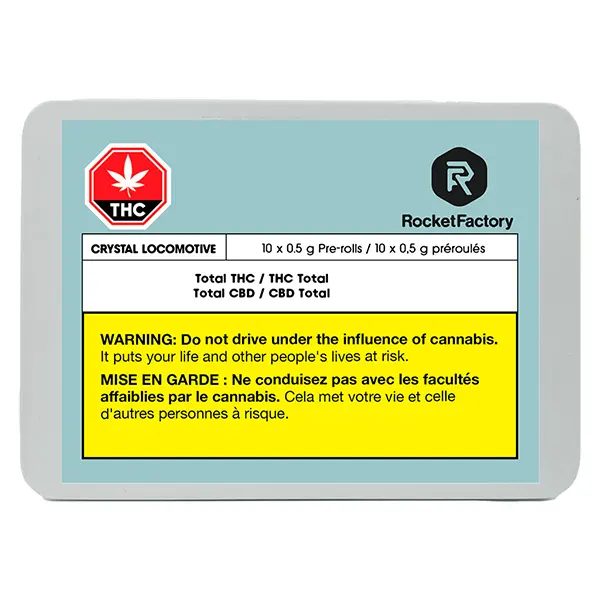 Crystal Locomotive Pre-Roll (Pre-Rolls) by Rocket Factory