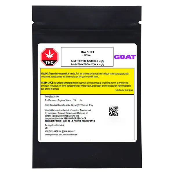 Image for Day Shift, cannabis all products by G.O.A.T.