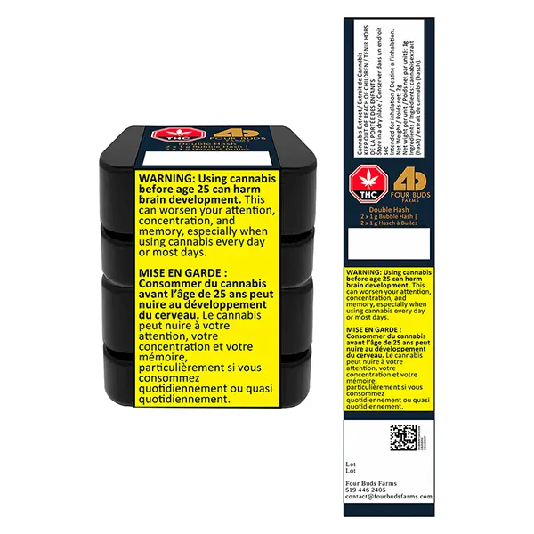 Double Hash (Hash, Kief) by Four Buds Farms