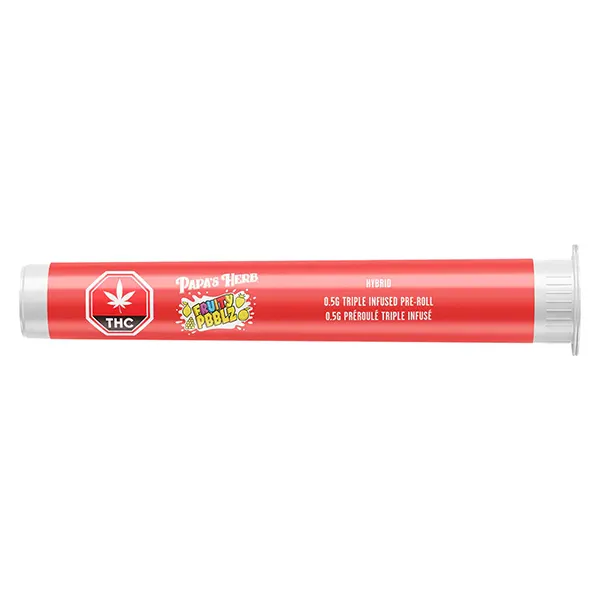 Fruity Pbblz Kief Coated Diamond Infused Pre-Roll (Pre-Rolls) by Papa's Herb