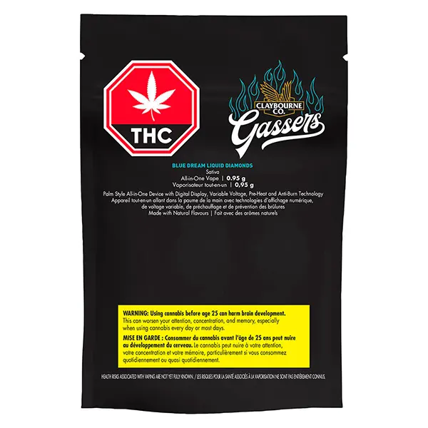 Image for Gassers Blue Dream Liquid Diamonds AIO, cannabis all products by Claybourne