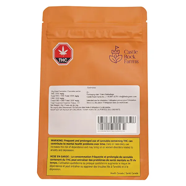 Image for GastroPop, cannabis dried flower by Castle Rock Farms