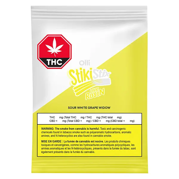 Live Rosin White Grape Widow (Gummies) by Stikistix