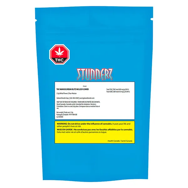 Image for The Mangolorean Blitz Milled Flower, cannabis milled flower by Stunnerz