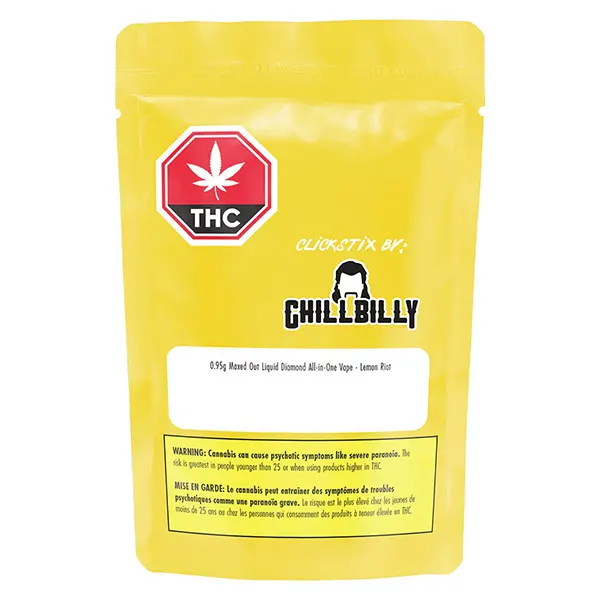 Maxed Out Liquid Diamond All-in-One Vape - Lemon Riot (Disposable Vapes) by Chillbilly