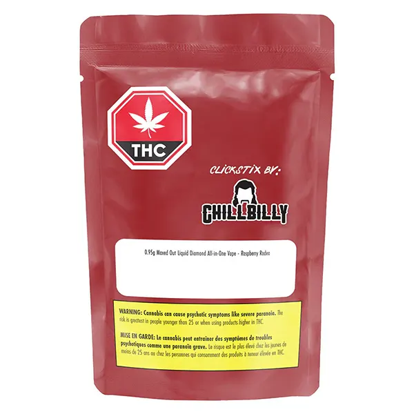 Maxed Out Liquid Diamond All-in-One Vape - Raspberry Rodeo (Disposable Vapes) by Chillbilly