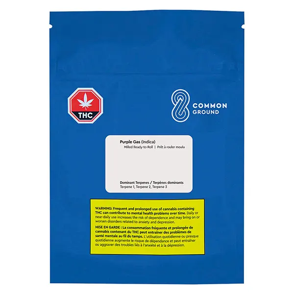 Image for Purple Gas Milled Ready-to-Roll, cannabis milled flower by Common Ground