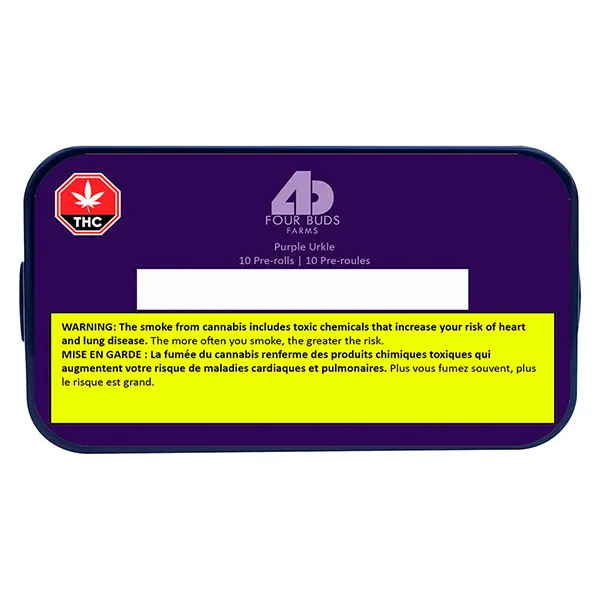 Purple Urkle Pre-Roll (Pre-Rolls) by Four Buds Farms