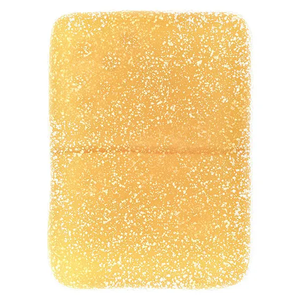 Image for Real Fruit Peach HYBRID Gummies 3:1 CBD:THC