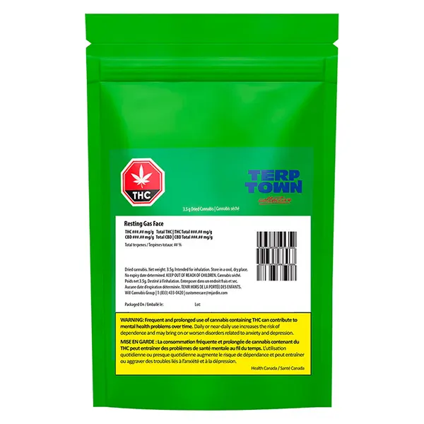 Resting Gas Face (Dried Flower) by Terp Town Collective