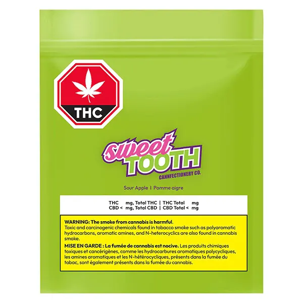 Sour Apple Gummies (Gummies) by Sweet Tooth Cannfectionery