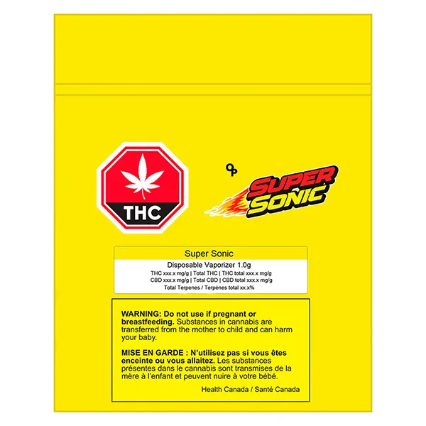 Super Sonic Disposable Vape (Disposable Vapes) by Indiva
