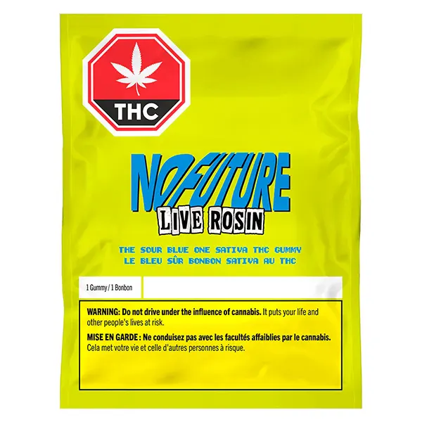 The Sour Blue One - Live Rosin Sativa THC Gummy (Gummies) by No Future