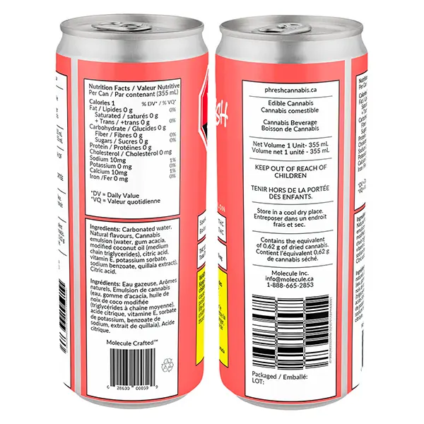 Watermelon (Sparkling Water) by Phresh