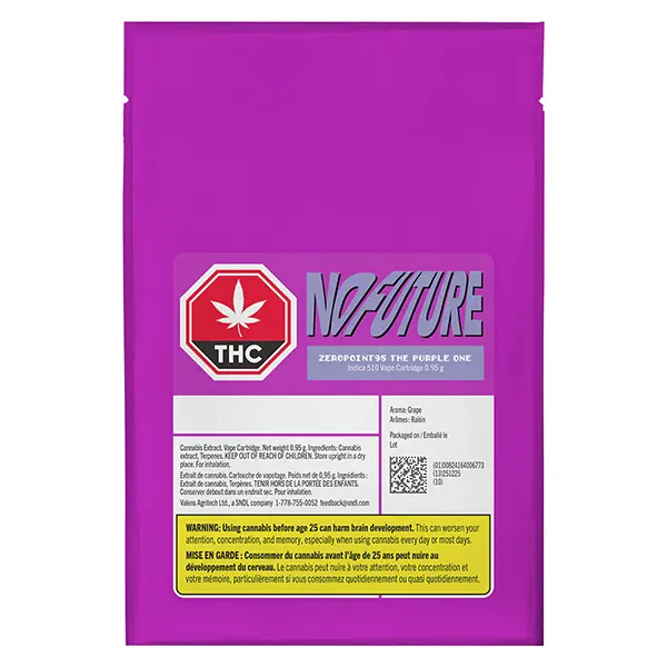 ZeroPoint95 - The Purple One 510 Thread Cartridge (510 Cartridges) by No Future