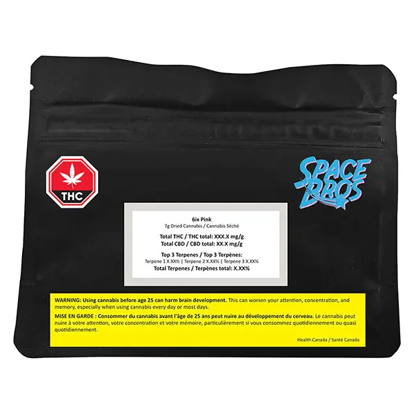 Image for 6ix Pink, cannabis all products by Space Bros