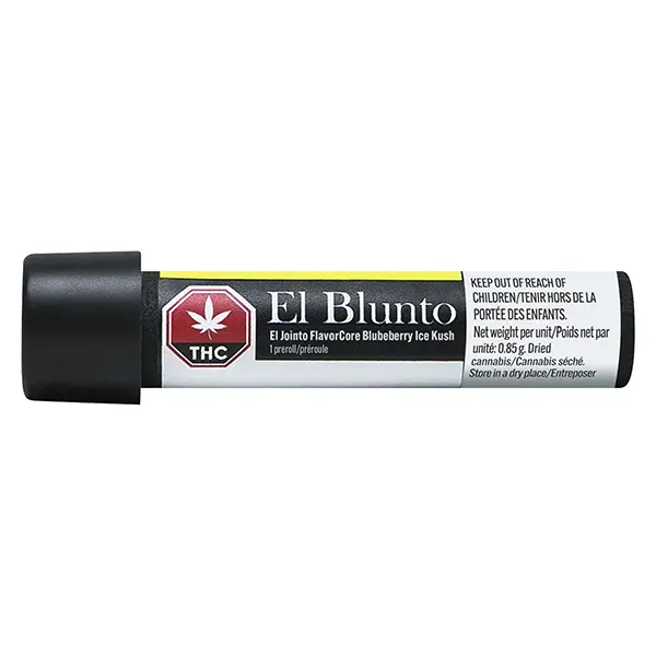 Image for El Bluntito FlavorCore Blueberry Ice Kush D Infused Pre-Roll, cannabis all products by El Blunto
