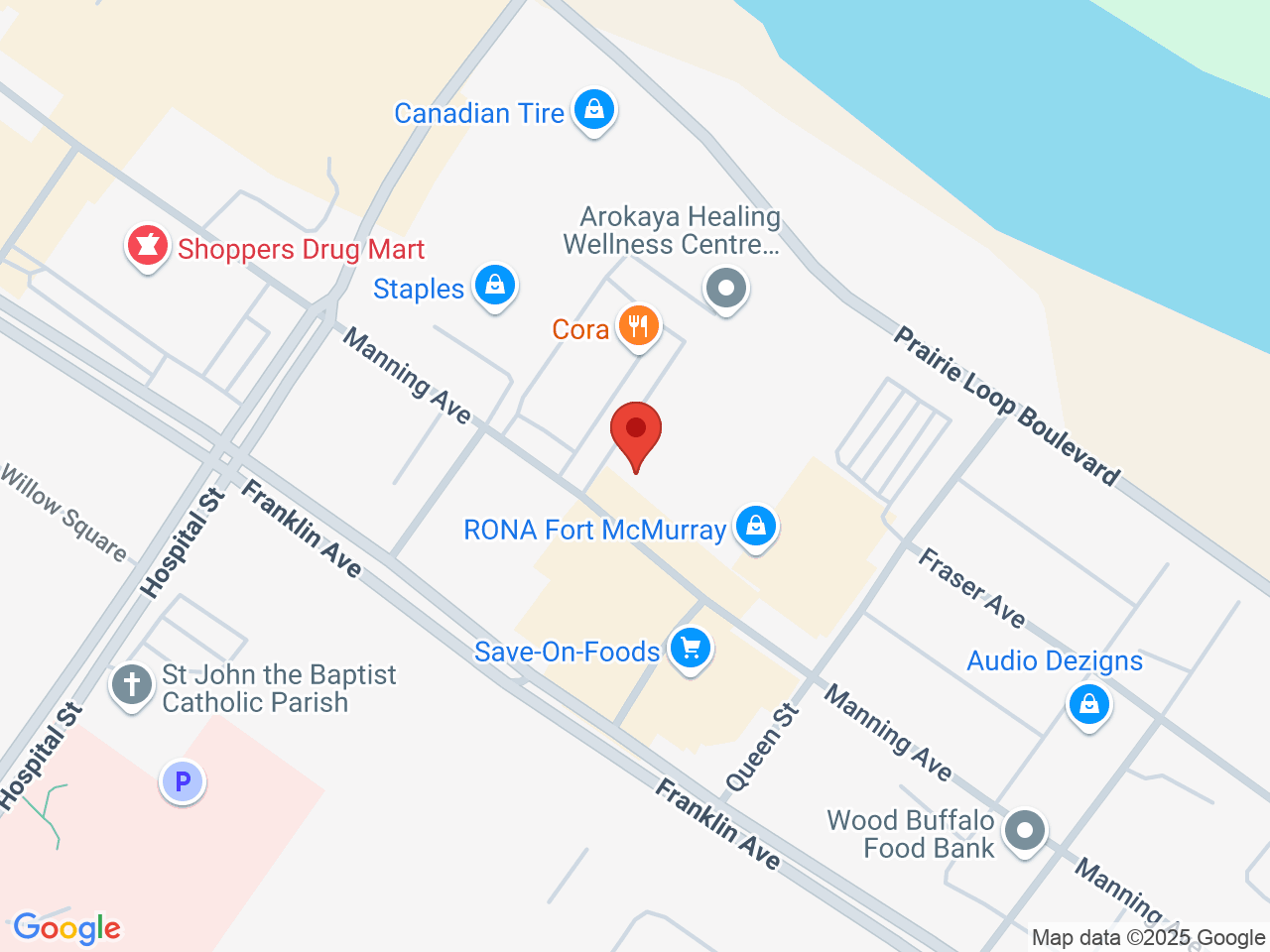 Street map for Borealis Buds, 7-8520 Manning Ave., Fort McMurray AB