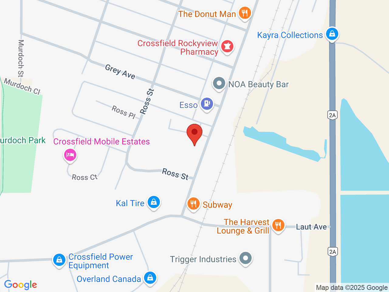 Street map for GoodVibes Cannabis, 900 Railway St., Crossfield AB