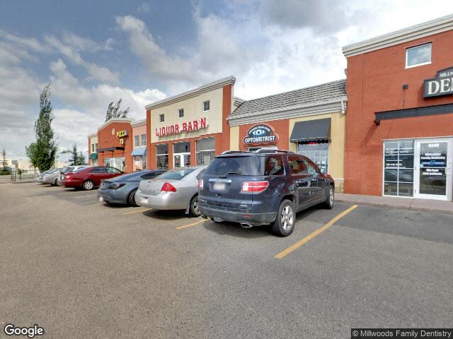 Street view for Fire & Flower Cannabis Co. Jackson Heights, 4357 50 St. NW, Edmonton AB