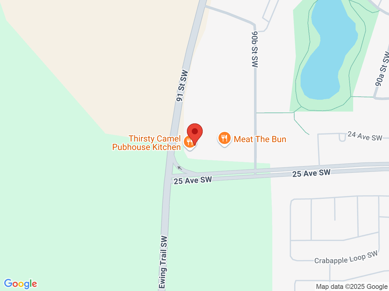 Street map for Fire & Flower Cannabis Co. Orchards Gate, 122 - 9080 25 Ave. SW, Edmonton AB