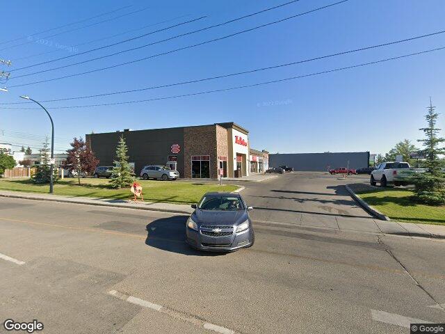 Street view for Fire & Flower Cannabis Co. Dawson Center, 6802 50 Ave., Unit 120, Red Deer AB