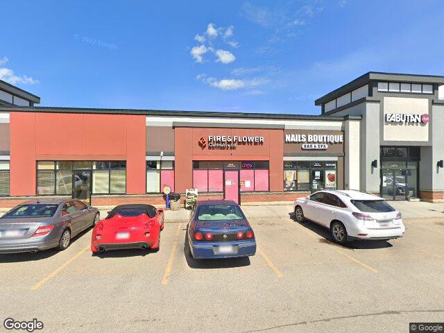 Street view for Fire & Flower Cannabis Co. Baseline Road, 590 Baseline Rd., Unit 350, Sherwood Park AB