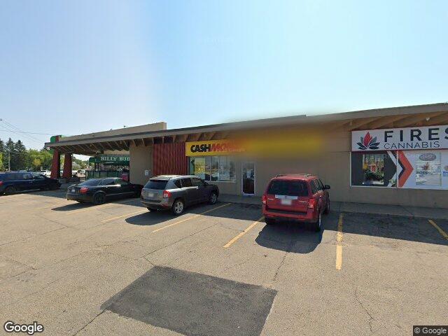 Street view for Firestone Cannabis, 9851 63 Ave., Edmonton AB