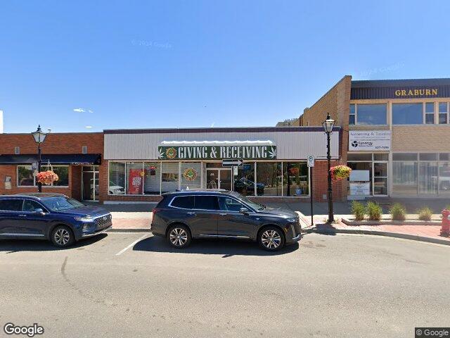 Street view for Giving & Receiving Ltd., 547 2 St. SE, Medicine Hat AB