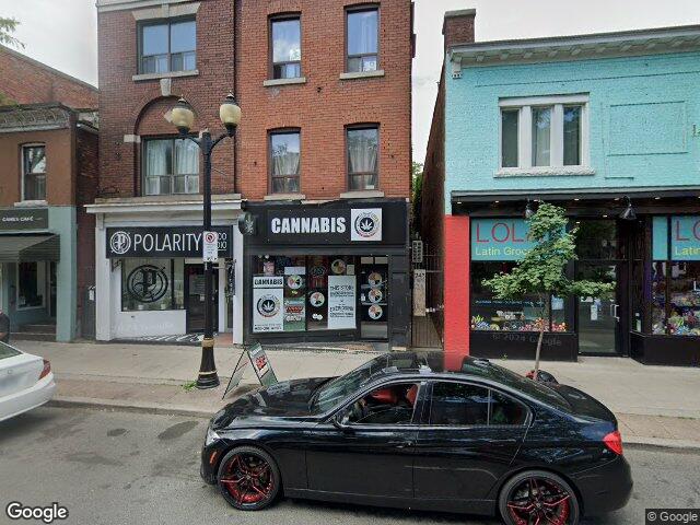 Street view for Black Gold Cannabis & Co, 243 James St N, Hamilton ON