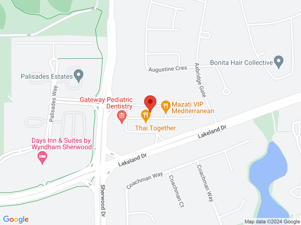 Street map for Good Roots Cannabis, 935-3890 Sherwood Dr., Sherwood Park AB
