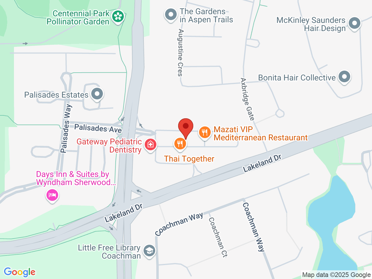 Street map for Good Roots Cannabis, 935-3890 Sherwood Dr., Sherwood Park AB