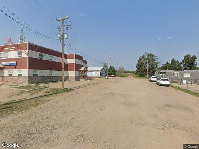Street view for Green Nation Naturals Inc., Samson Ave. and First St., Maskwacis AB