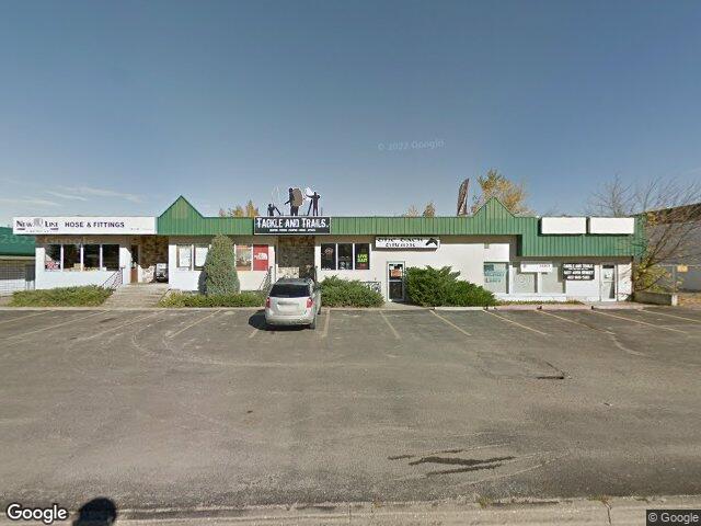 Street view for Greenhouse Cannabis, B-5027 45 St., Rocky Mountain House AB