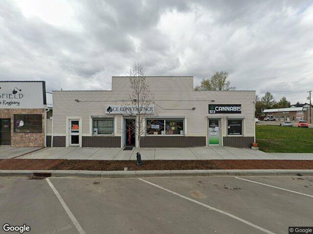 Street view for 123 Cannabis, 1314 Railway St., Crossfield AB