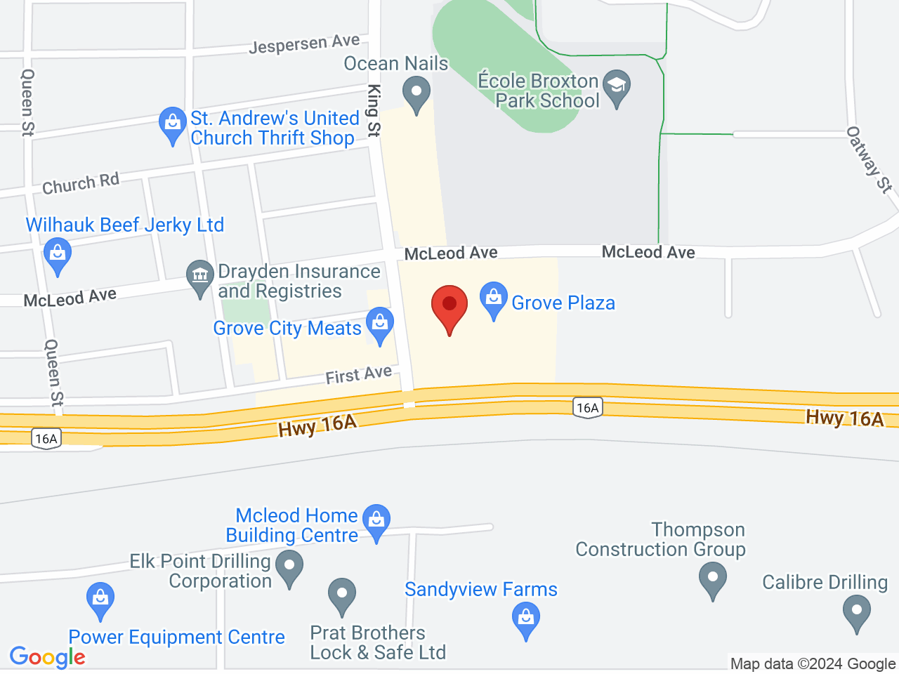 Street map for Lucid Cannabis King St, 100 King Street, Spruce Grove AB