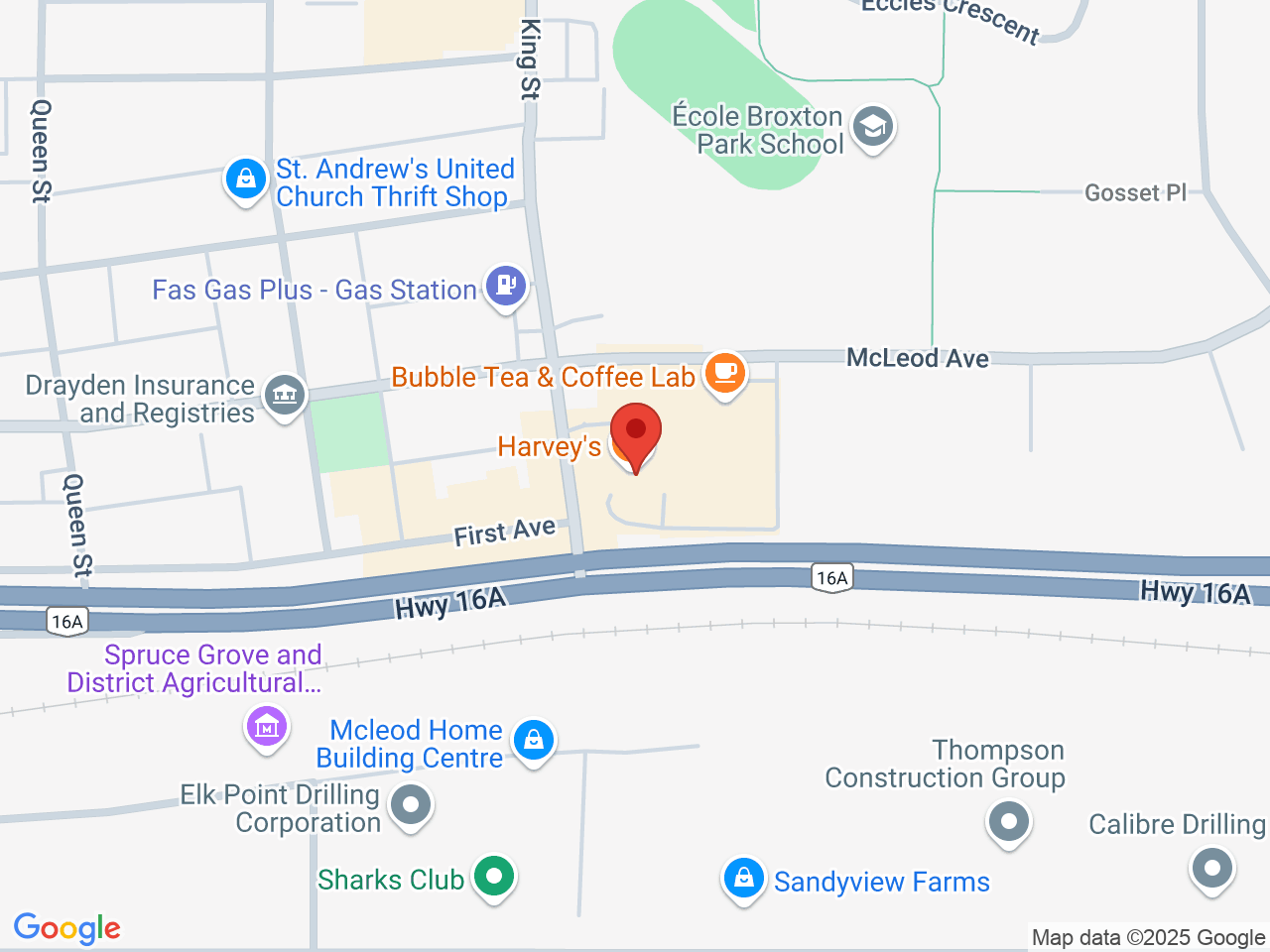 Street map for Lucid Cannabis King St, 100 King Street, Spruce Grove AB