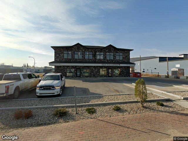 Street view for Lucky Leaf Cannabis, 9702 100 St., Grande Prairie AB