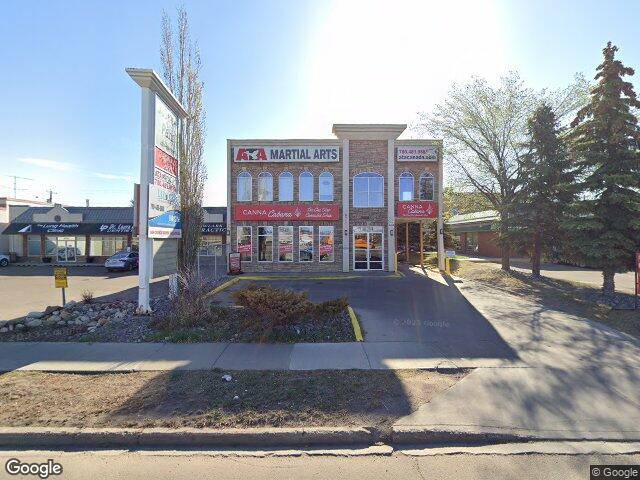 Street view for Canna Cabana Jasper Park, 8721 156 St. NW, Edmonton AB